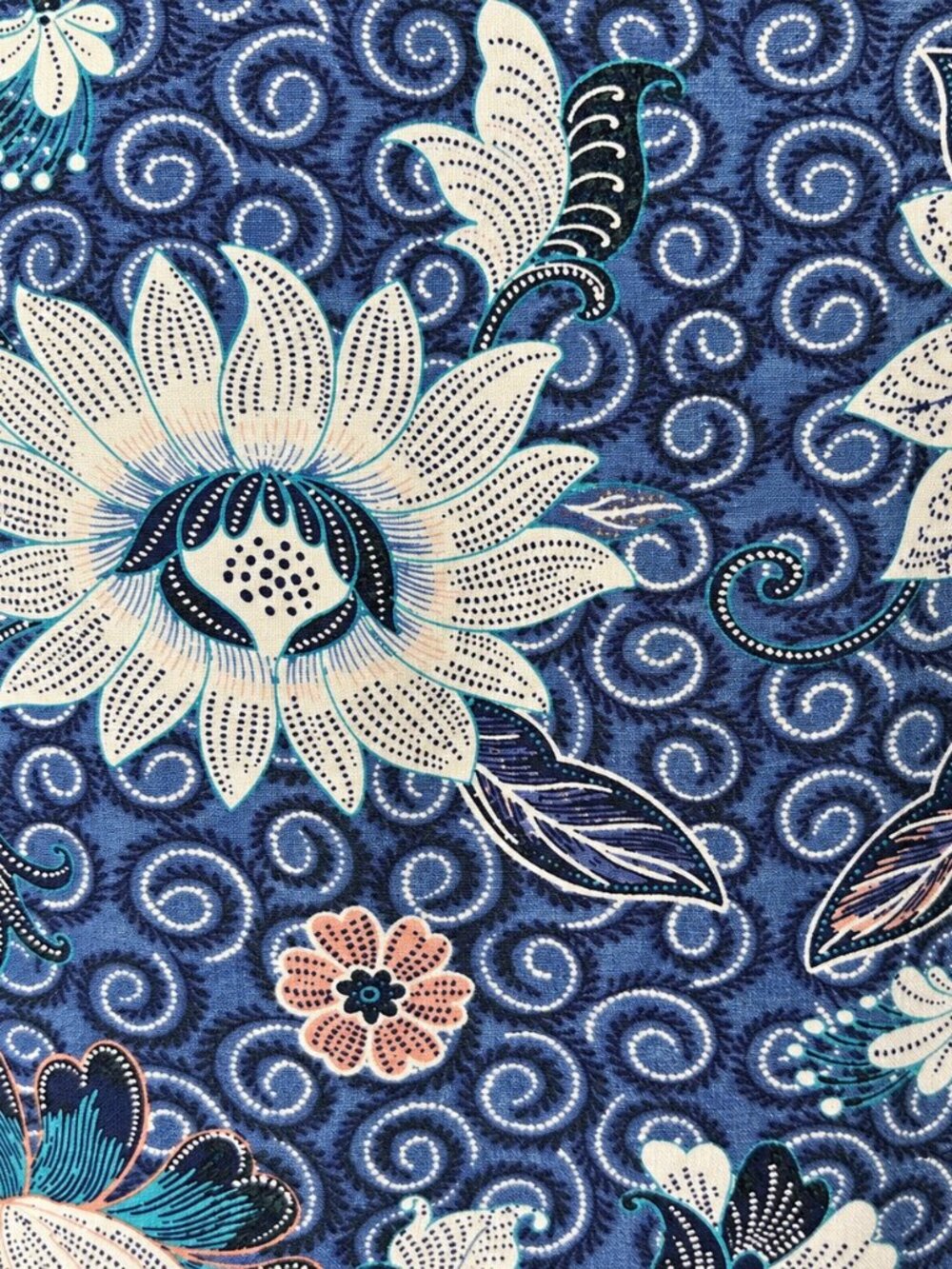 LOFT Blue Floral Long Sleeve Tiered Dress Size M - Picture 5 of 14
